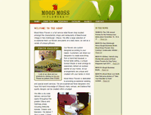 Tablet Screenshot of moodmossflowers.com